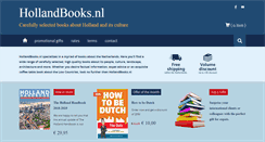 Desktop Screenshot of hollandbooks.nl